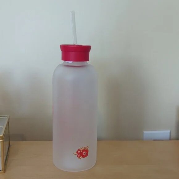 Lunar new year 2025 Year Of The Snake Glass Bottle with straw Brand New - Picture 5 of 9